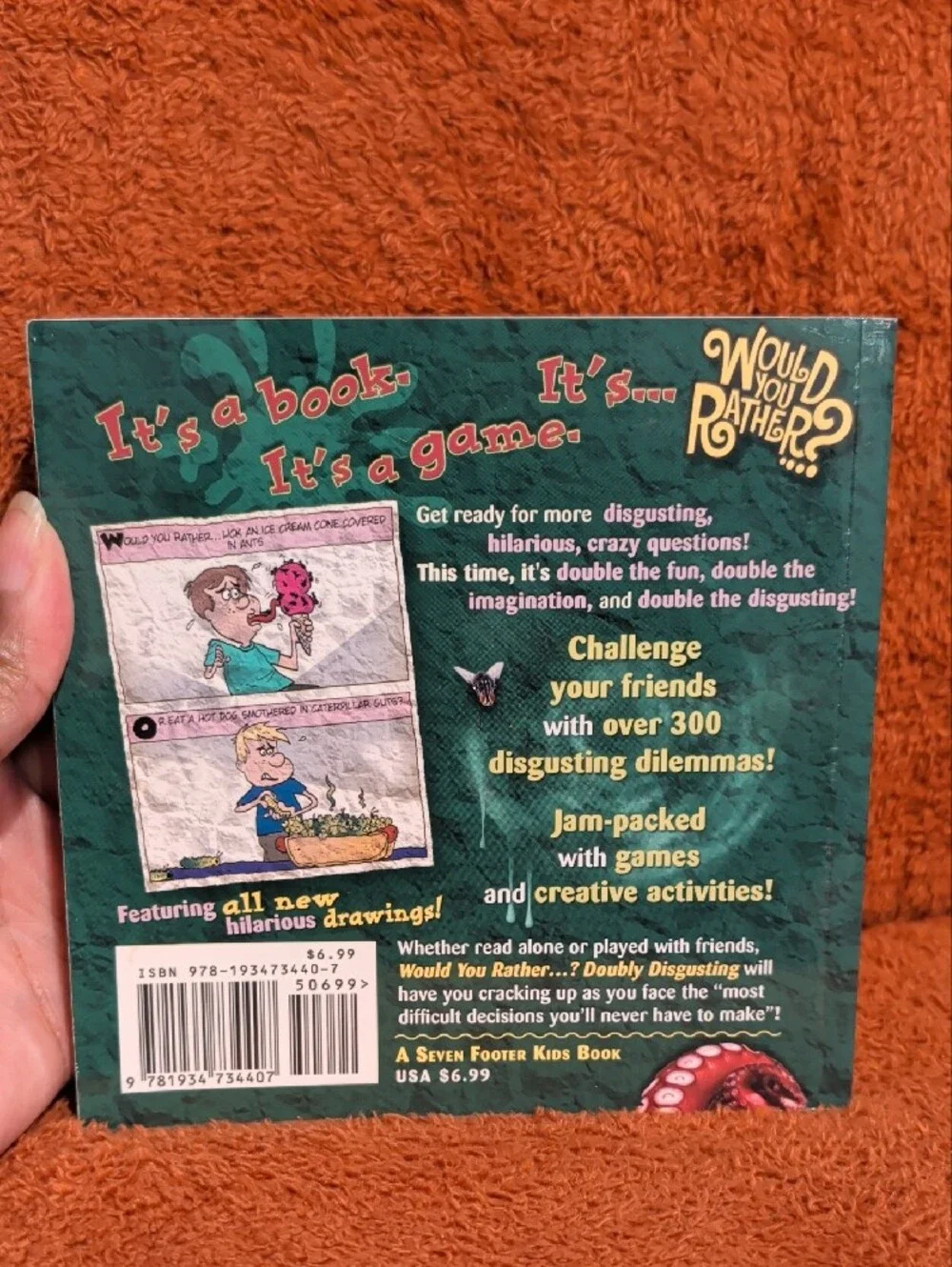 Doubly Disgusting Kids Game Book - ( Paperback Book )